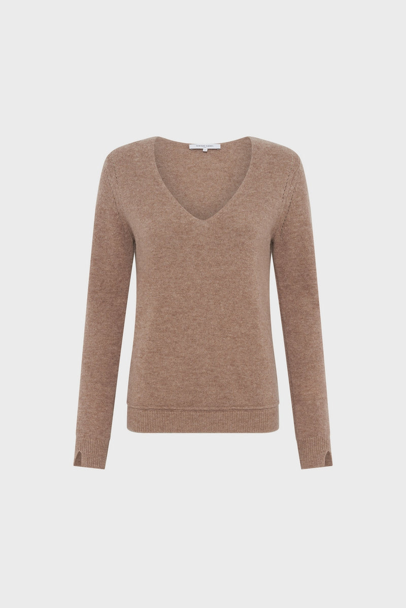 Pull - Gilet Pull Col V - Dune