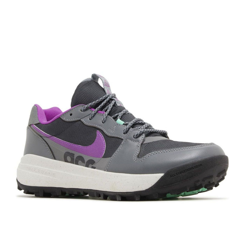 Nike Acg Lowcate Smoke Grey Dark Smoke Grey Vivid Purple - Gris