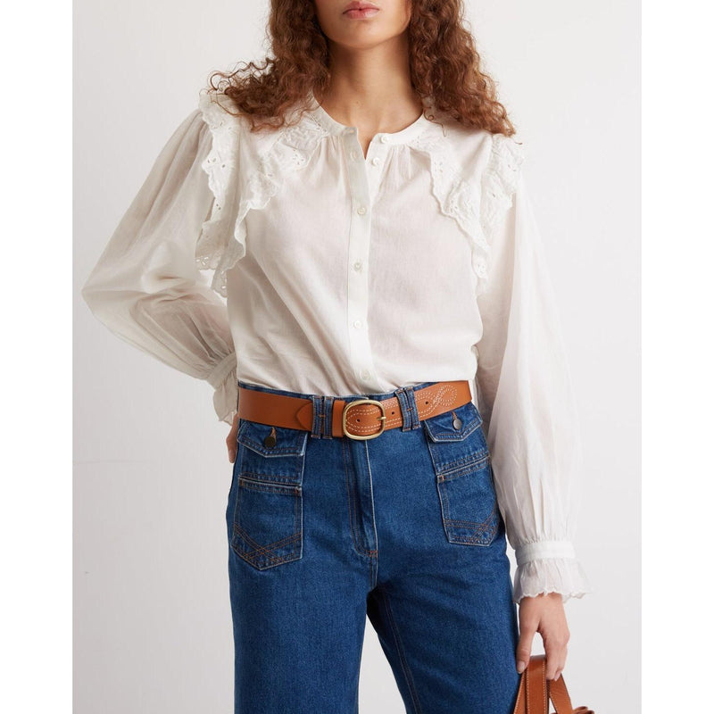 Blusa Celine - Blanco