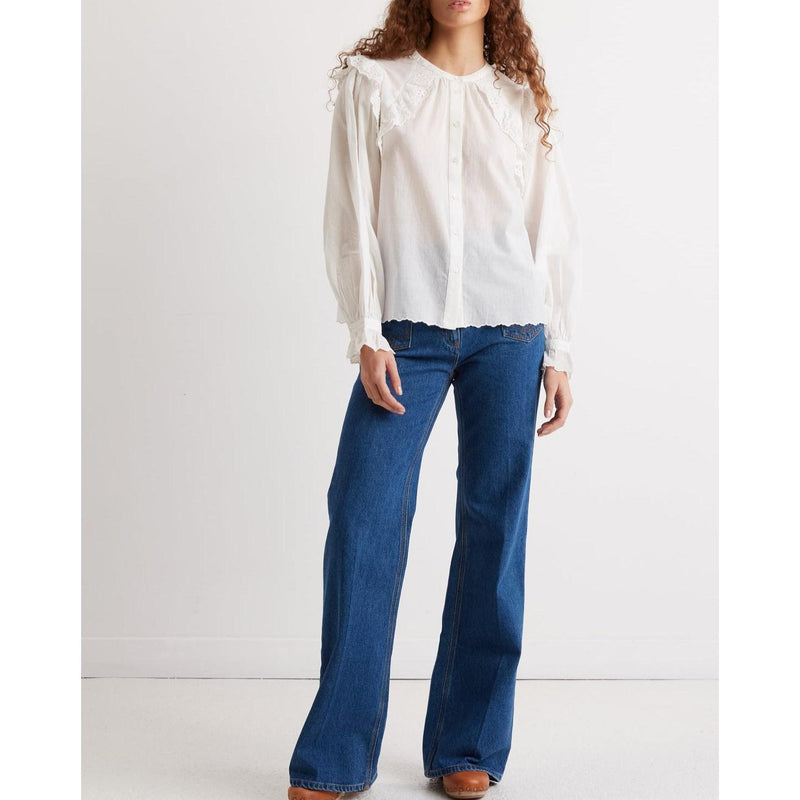 Blusa Celine - Blanco