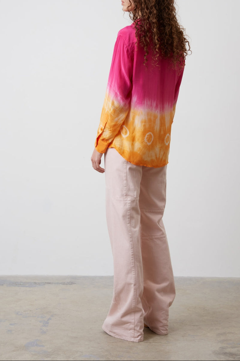 Chemisier Christian - Rose Vif