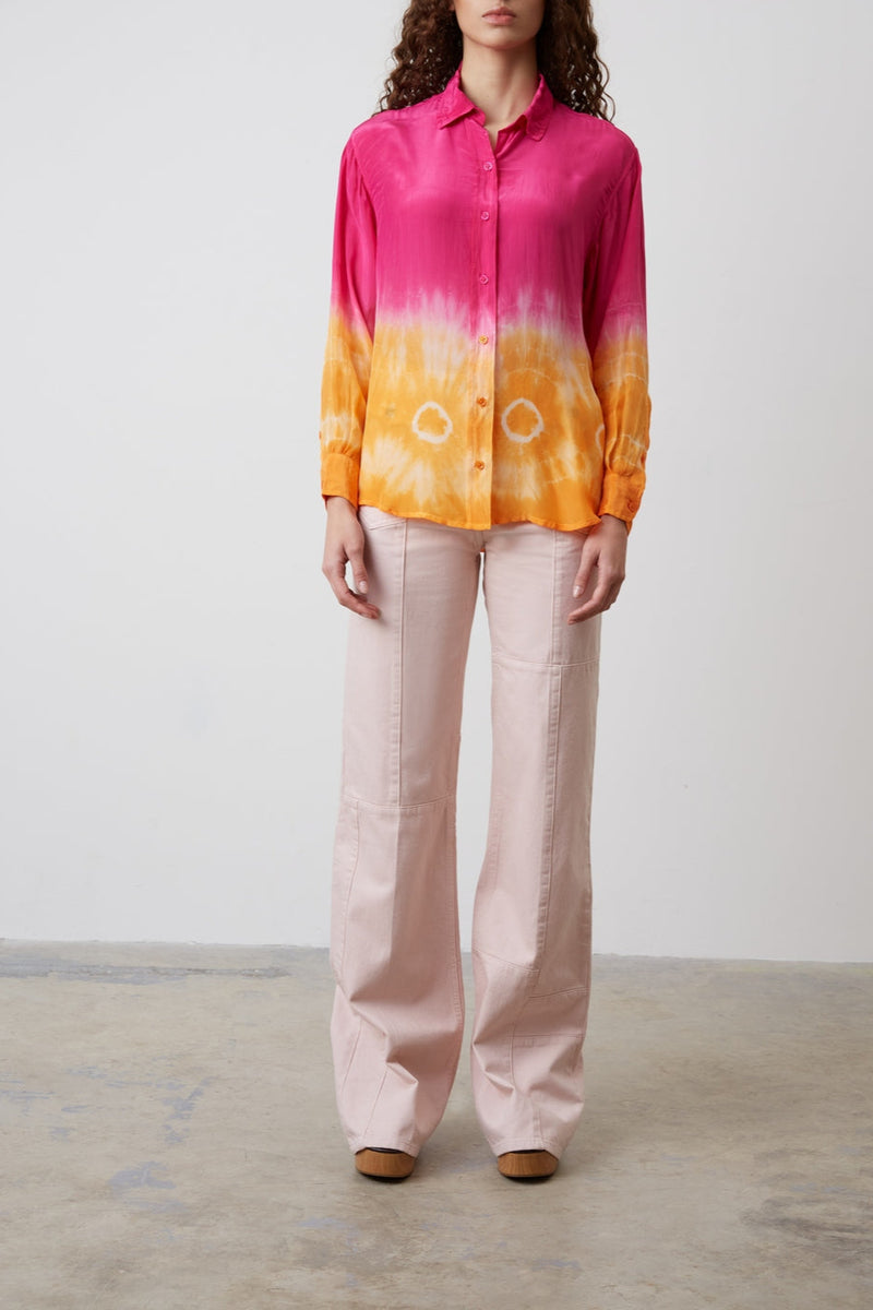 Chemisier Christian - Rose Vif
