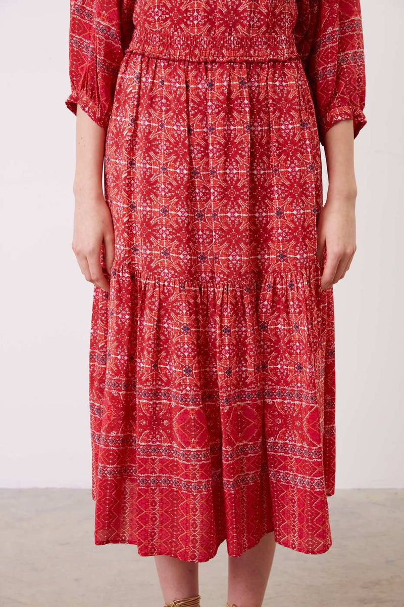 Badice Skirt - Coral