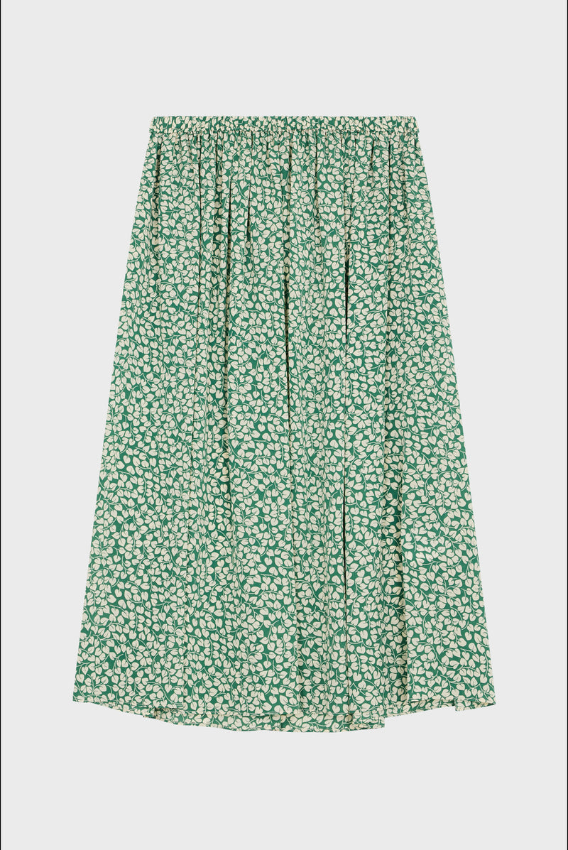 Falda Azul - Verde