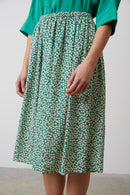 Falda Azul - Verde