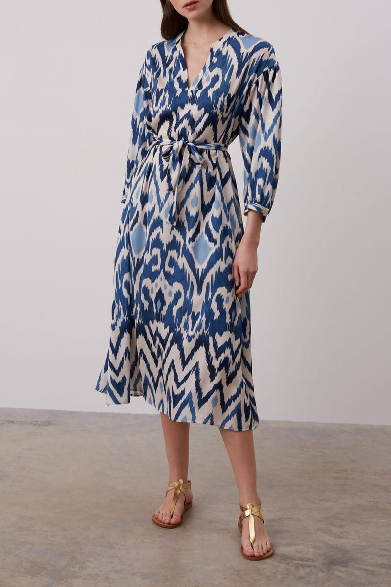 Jacinthe Dress - Indigo