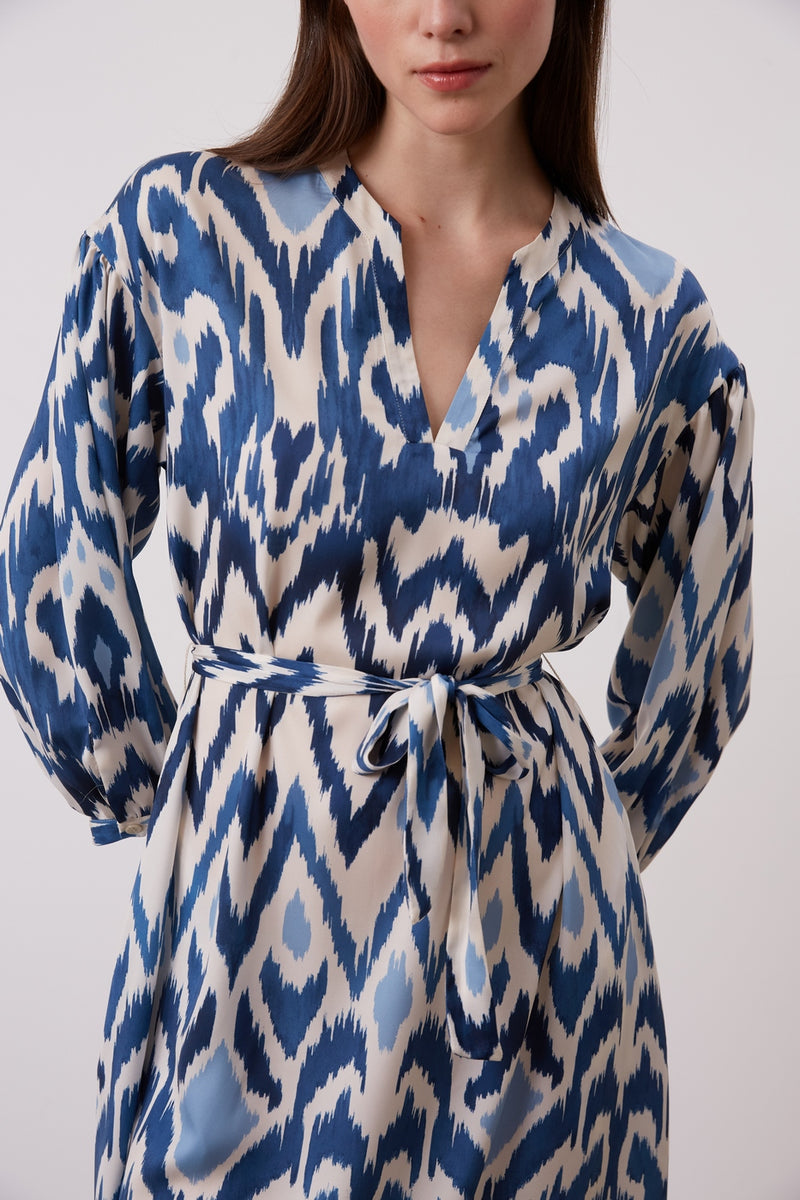 Jacinthe Dress - Indigo