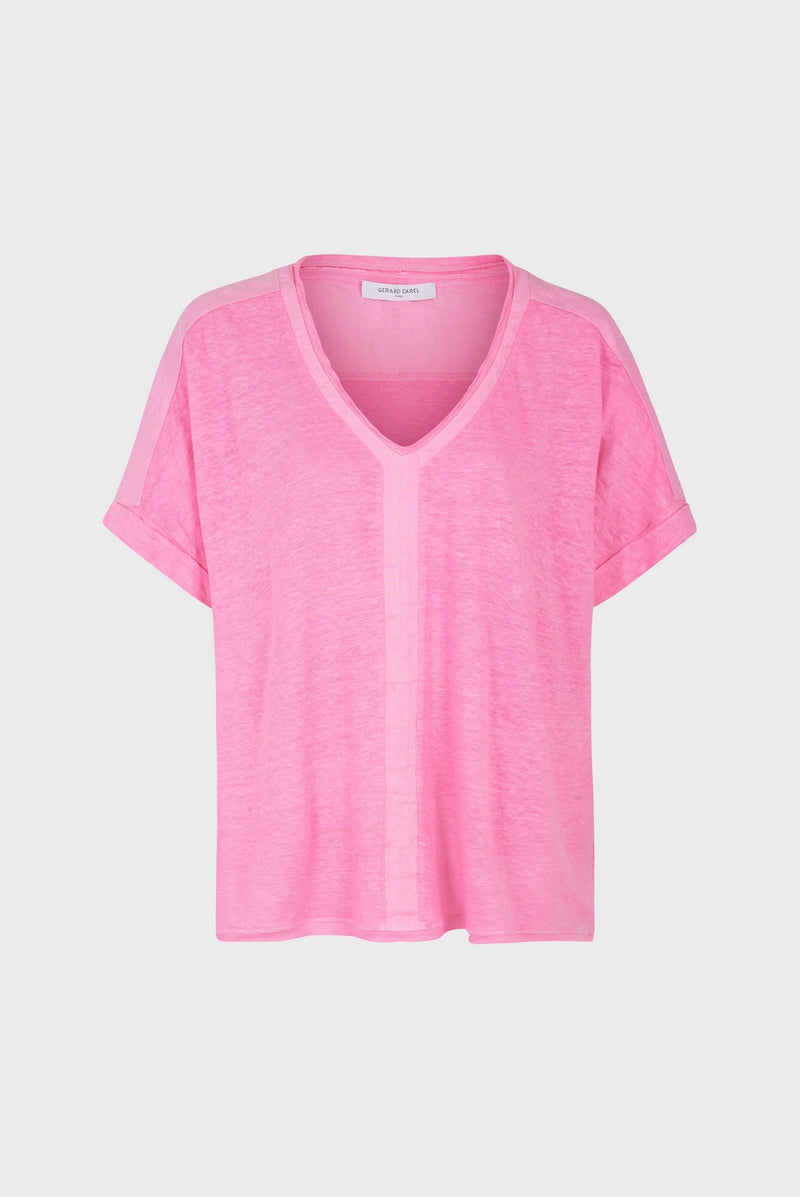 T-Shirt Agatha - Rose Vif