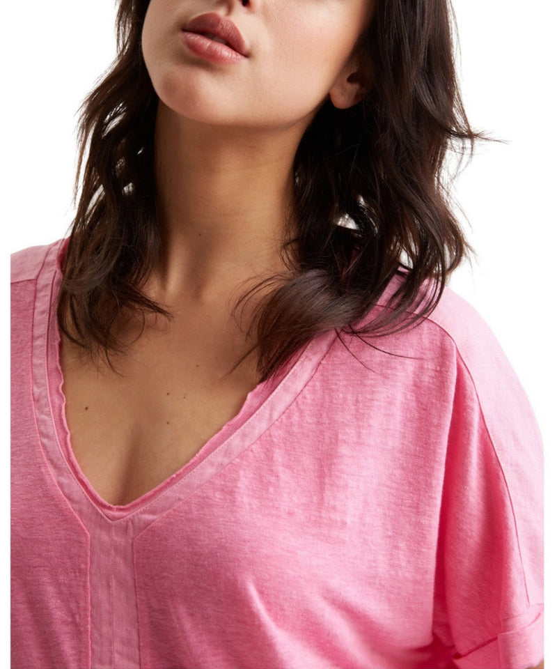 T-Shirt Agatha - Rose Vif