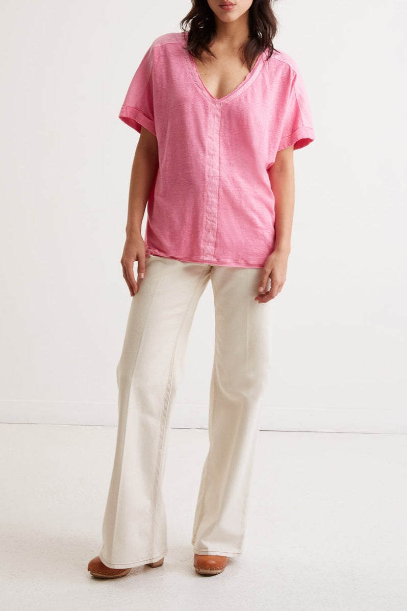 T-Shirt Agatha - Rose Vif
