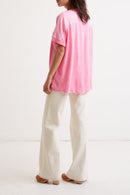 T-Shirt Agatha - Rose Vif