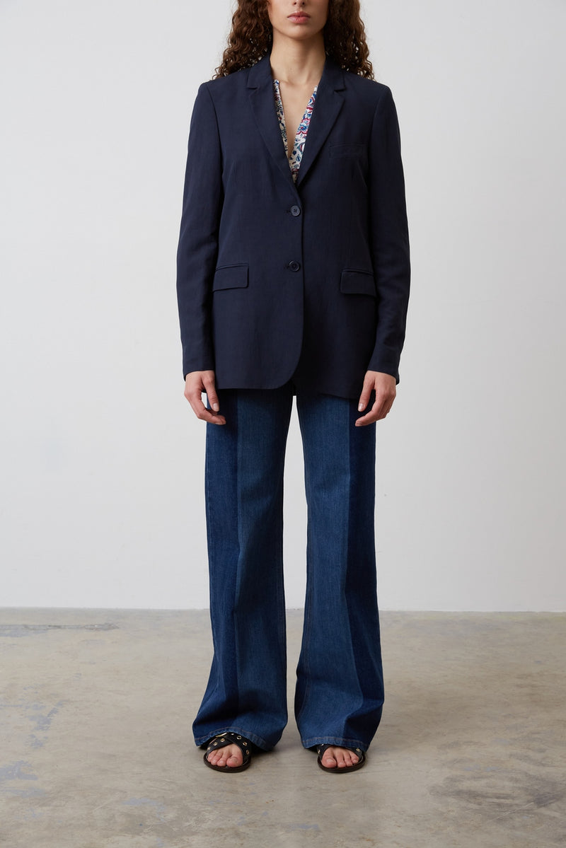Veste Nathis - Marine