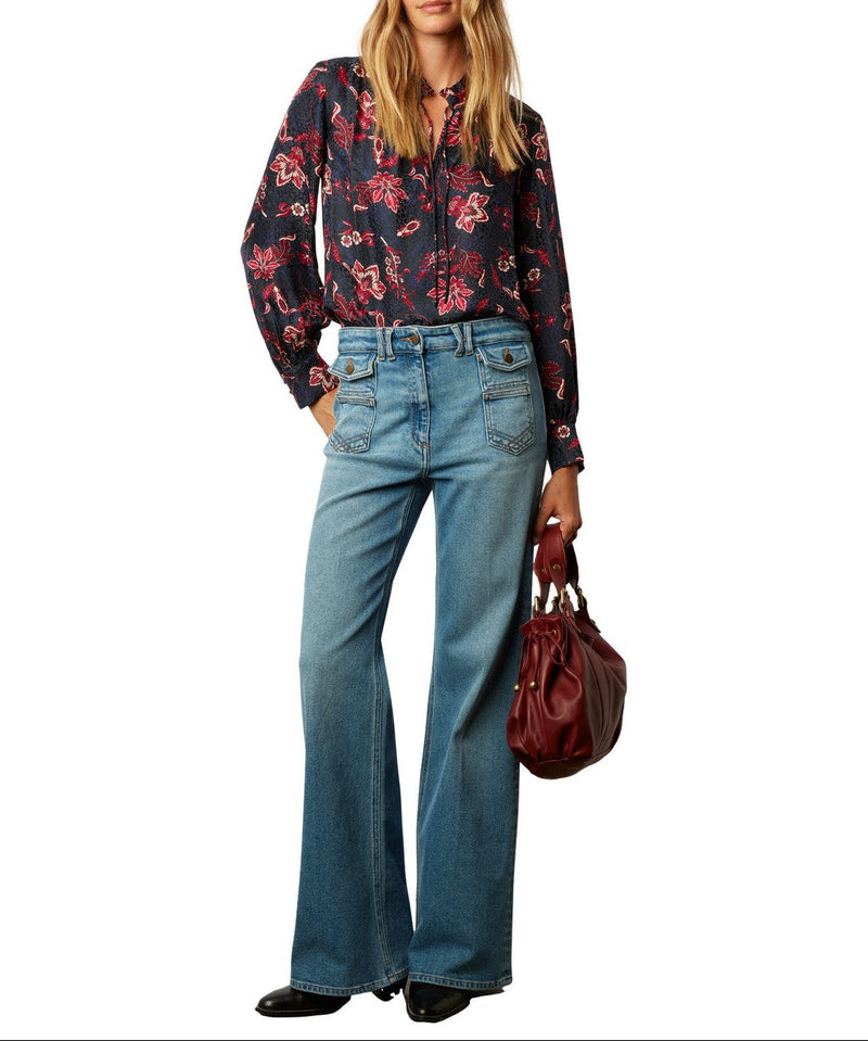 Chemisier - Top Cecile - Marine