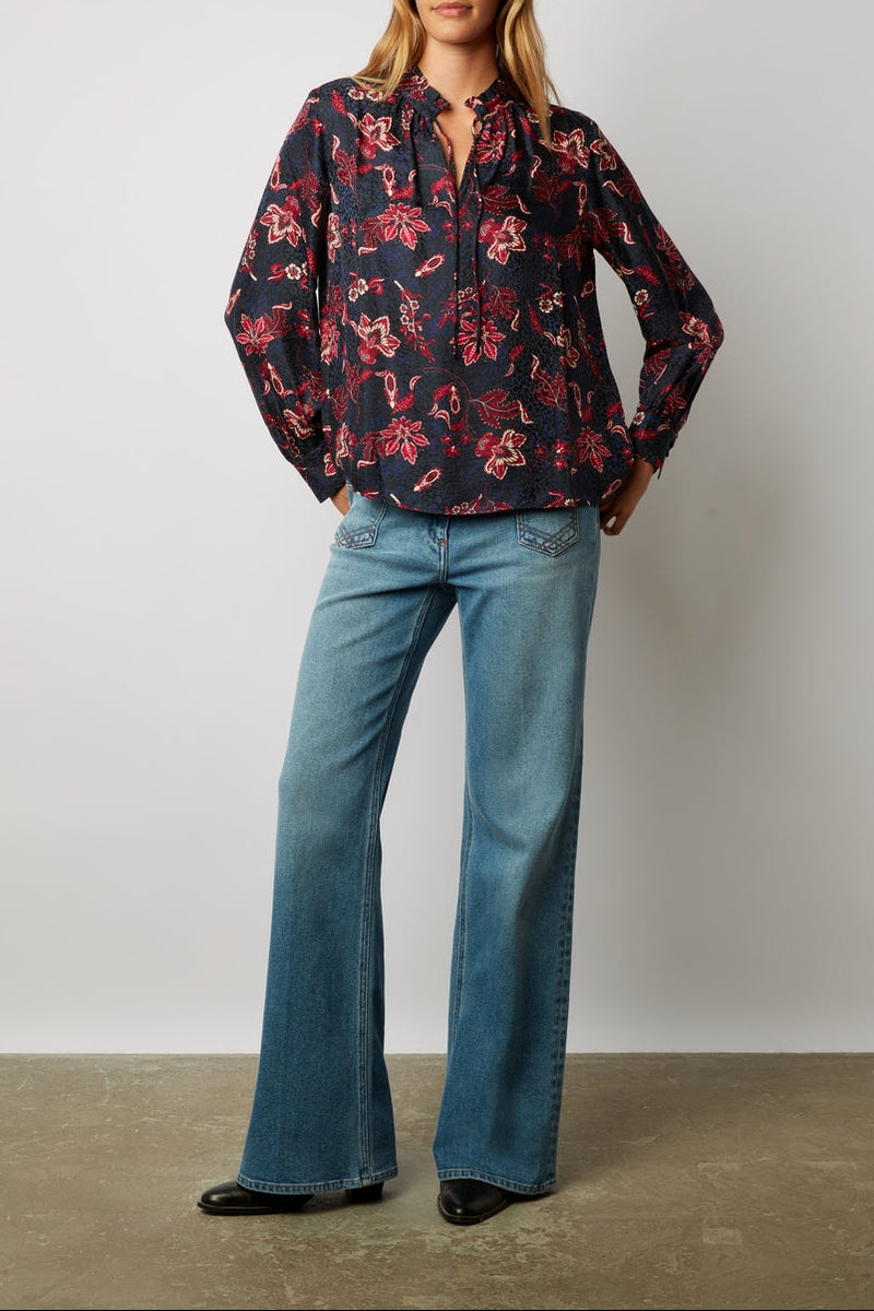 Chemisier - Top Cecile - Marine