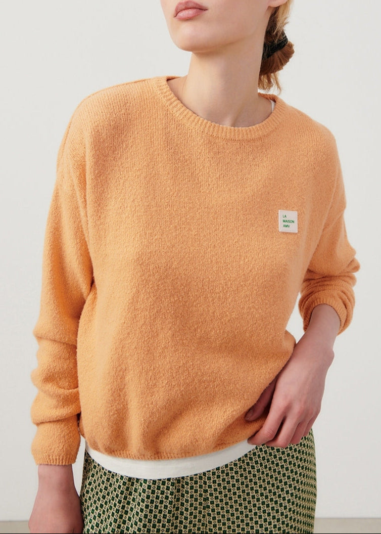 LS Round Neck Sweater - Hazelnut - Women