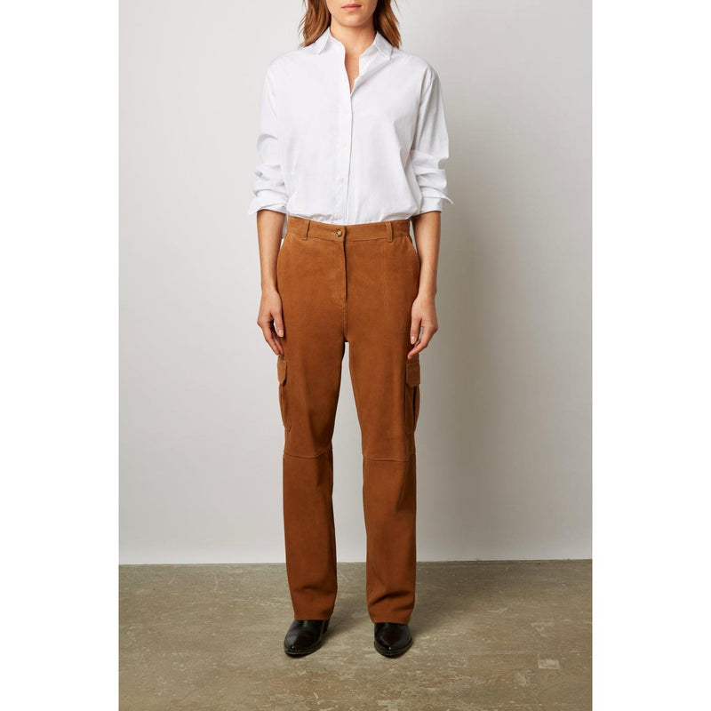 Pantalon Cuir Nailys - Caramel