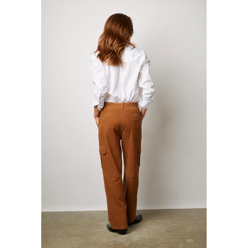 Pantalon Cuir Nailys - Caramel