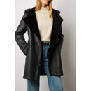 Manteau Peau Lainée Marco - Marine