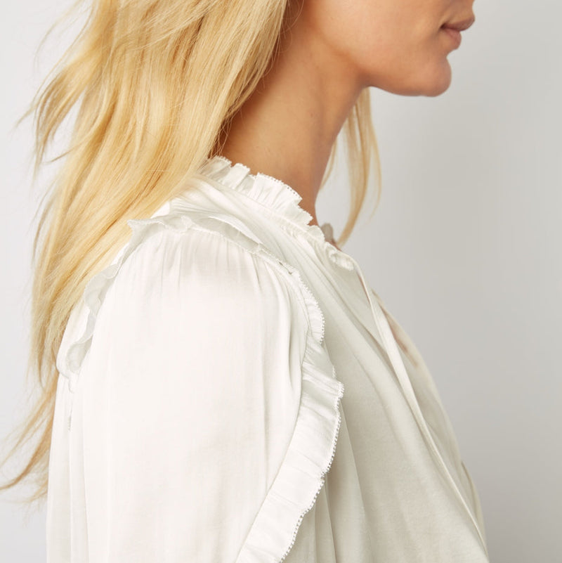 Blouse - Alexia Top - White