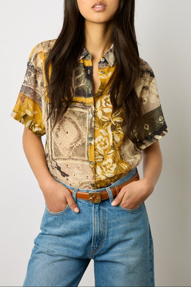 Nerea Blouse - Ochre