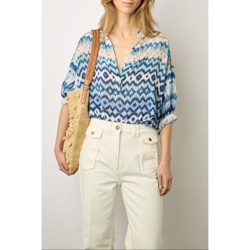 Chemisier - Top Aniella - Indigo