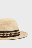 Chapeau Elya - Ficelle/Noir