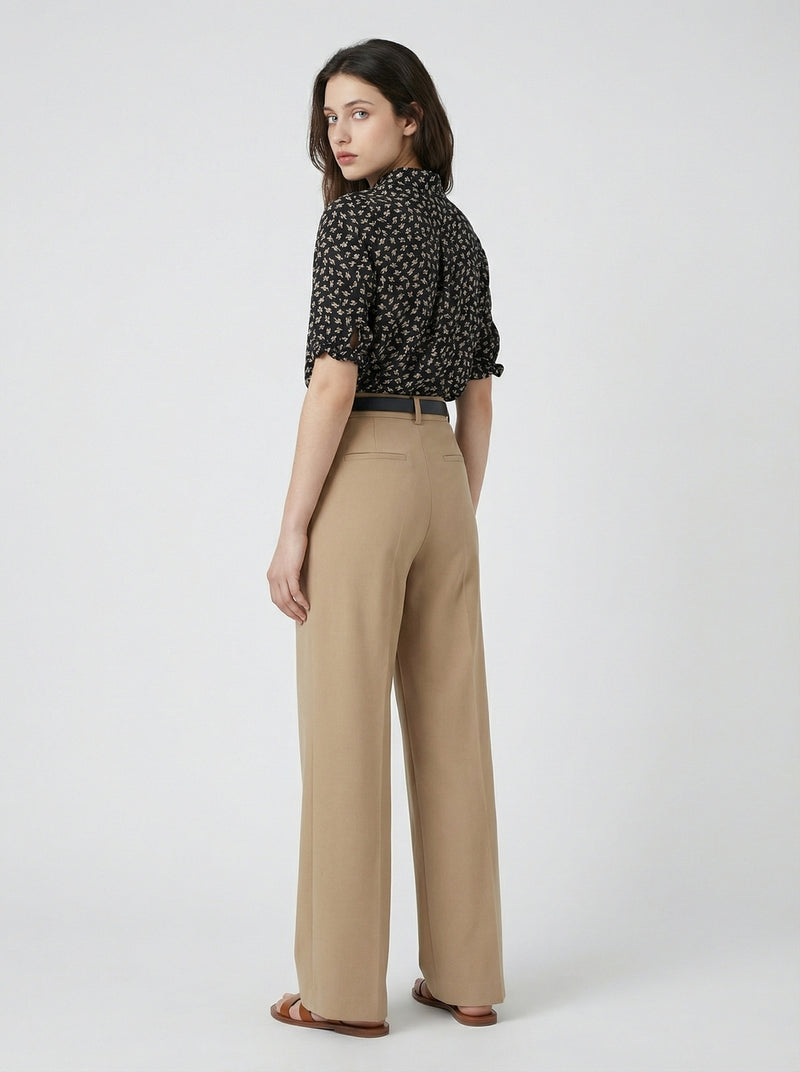 Pantalon - Combi - Short Charline - Beige