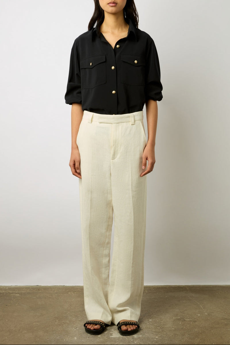 Pantalon - Combi - Short Cyndelle - Ecru