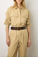 Pantalon - Combi - Short Claudie - Sable
