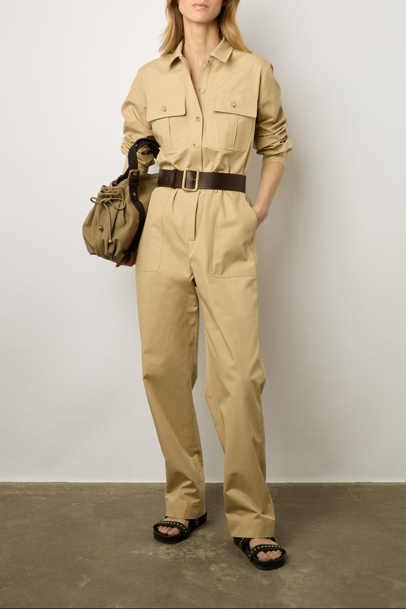 Pantalon - Combi - Short Claudie - Sable