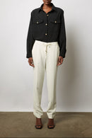 Pantalon - Combi - Short Cathleen - Ecru