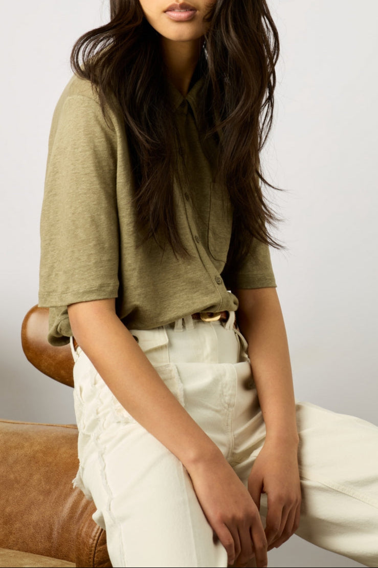 T-Shirt Mylene - Vert Kaki