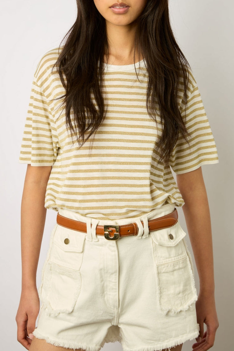 Mike T-Shirt - Gold