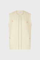 Pull - Gilet Lizzie - Ecru