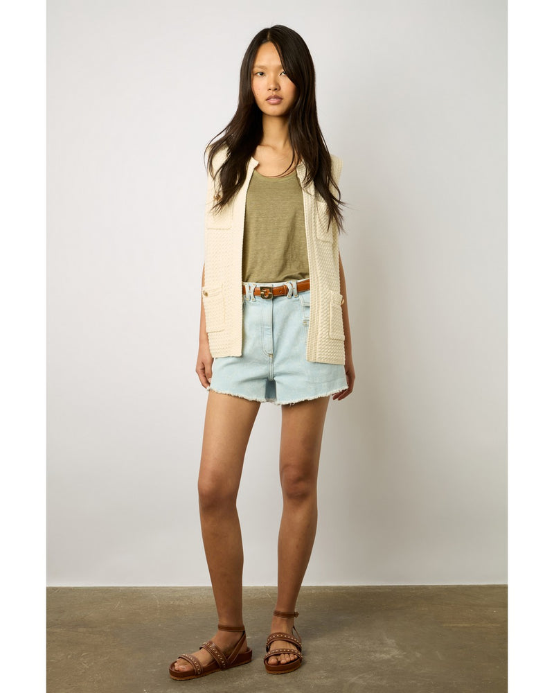 Pull - Gilet Lizzie - Ecru