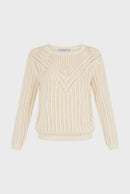 Pull - Gilet Leana - Ecru