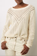 Pull - Gilet Leana - Ecru