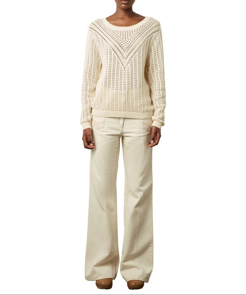 Pull - Gilet Leana - Ecru