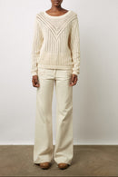 Pull - Gilet Leana - Ecru