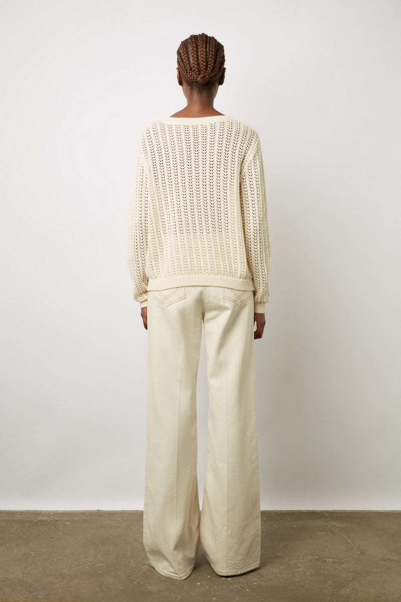 Pull - Gilet Leana - Ecru