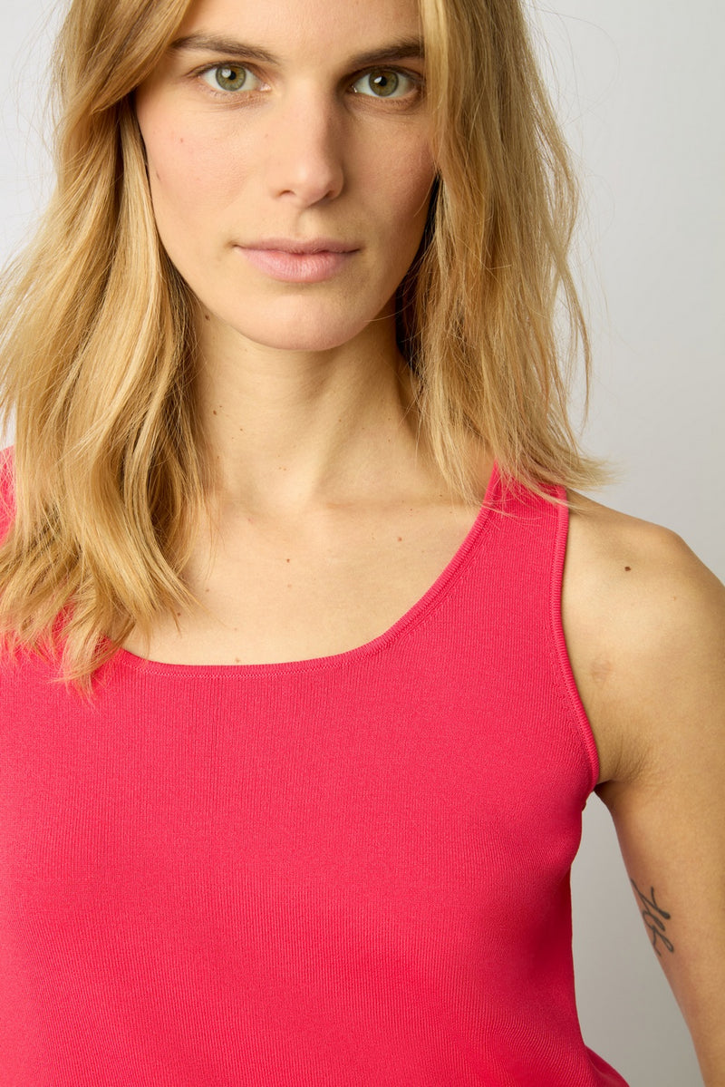 Pull - Gilet Lara - Rose Vif