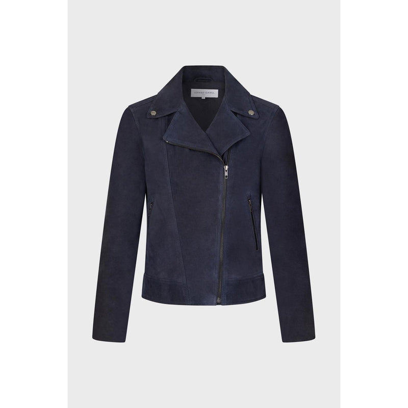 Veste Cuir Joceline - Marine