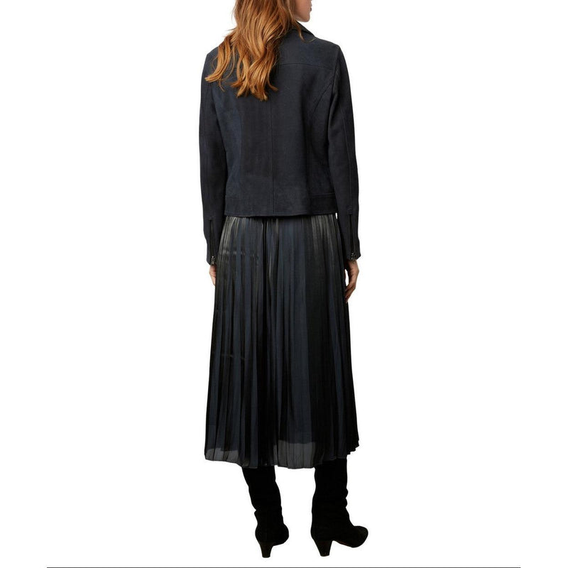 Veste Cuir Joceline - Marine