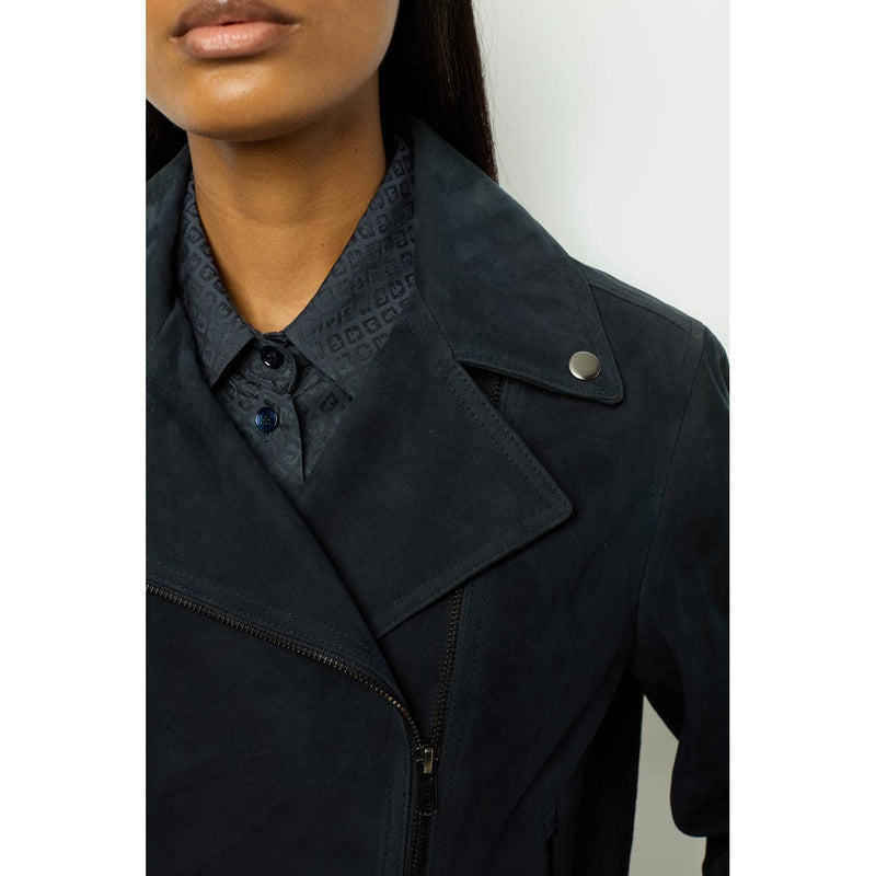 Veste Cuir Joceline - Marine
