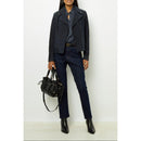 Veste Cuir Joceline - Marine