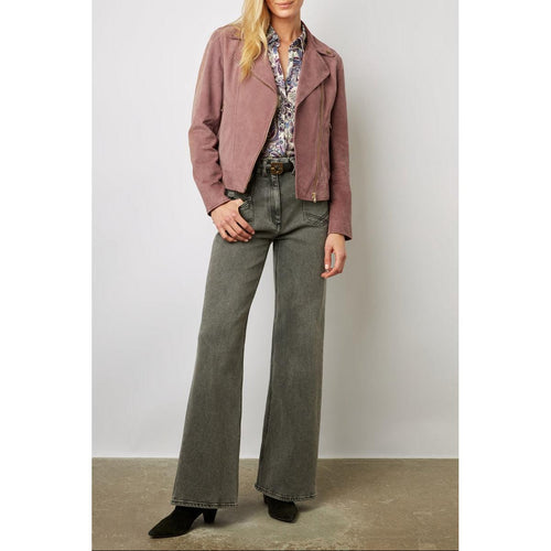 Veste Cuir Joceline - Parme