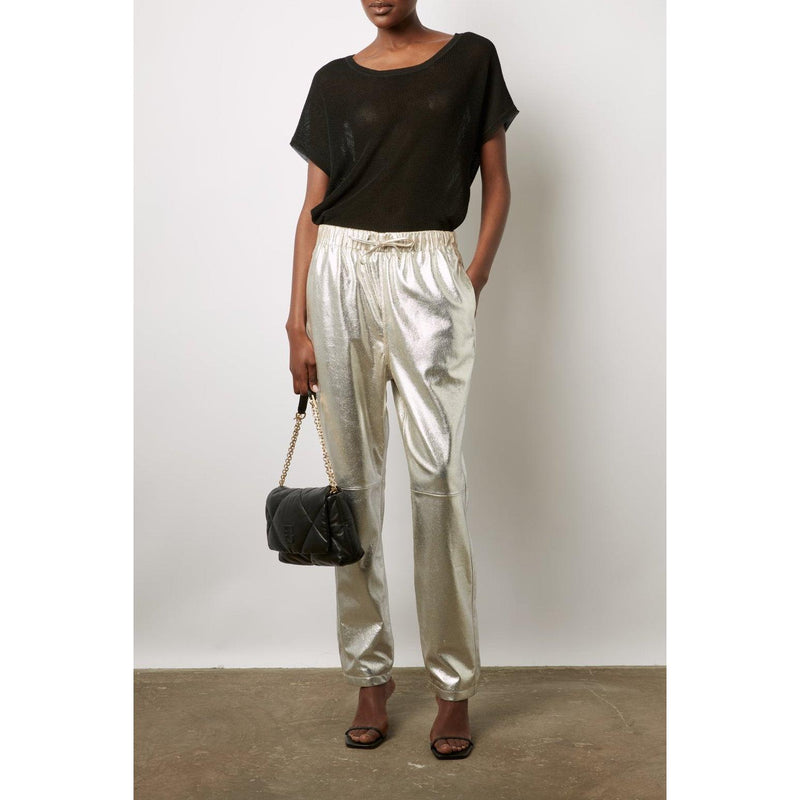 Pantalon Cuir Julieta - Argent