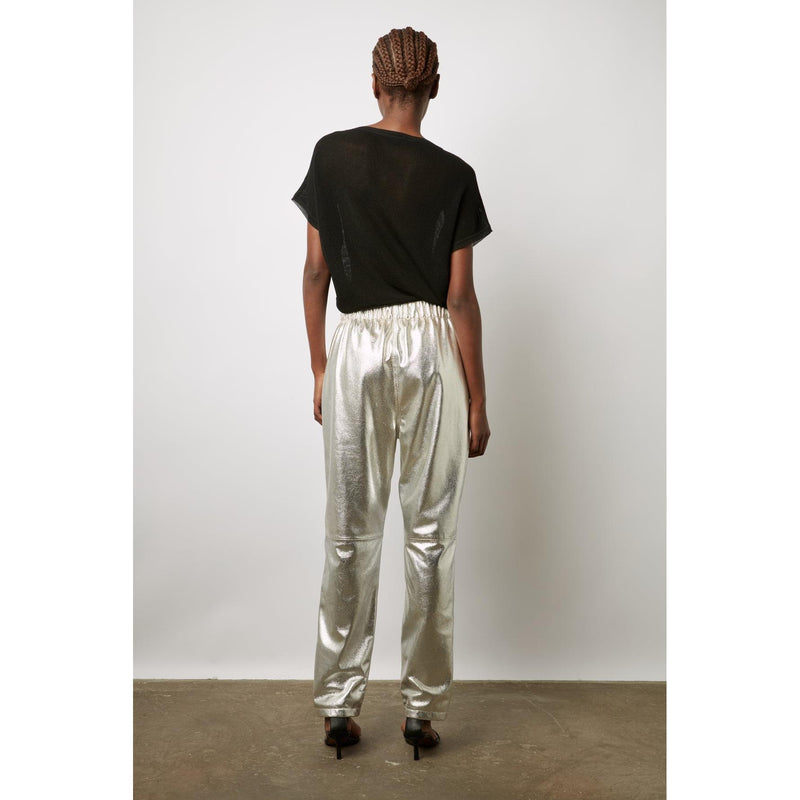 Pantalon Cuir Julieta - Argent
