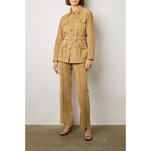 Veste Cuir Joyce - Sable