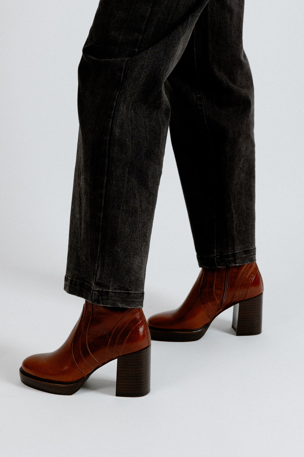 Botines Dahlia - Cognac